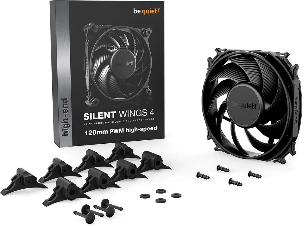 Вентилятор be quiet! Silent Wings 4 120mm PWM High-Speed Чорний (BL094) - фото 4