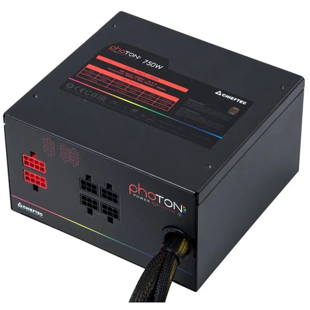 Блок живлення Chieftec 750W (CTG-750C-RGB) - фото 2