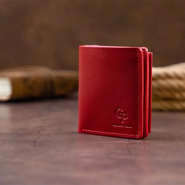Женский кожаный кошелек Grande Pelle 11.5х11.5х3 см acs0024517 - фото 7