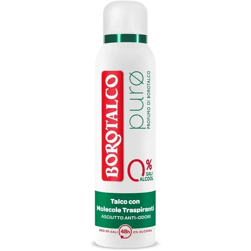 Дезодорант спрей Borotalco purø Profumo di Borotalco Deo 0% Sali 150 мл