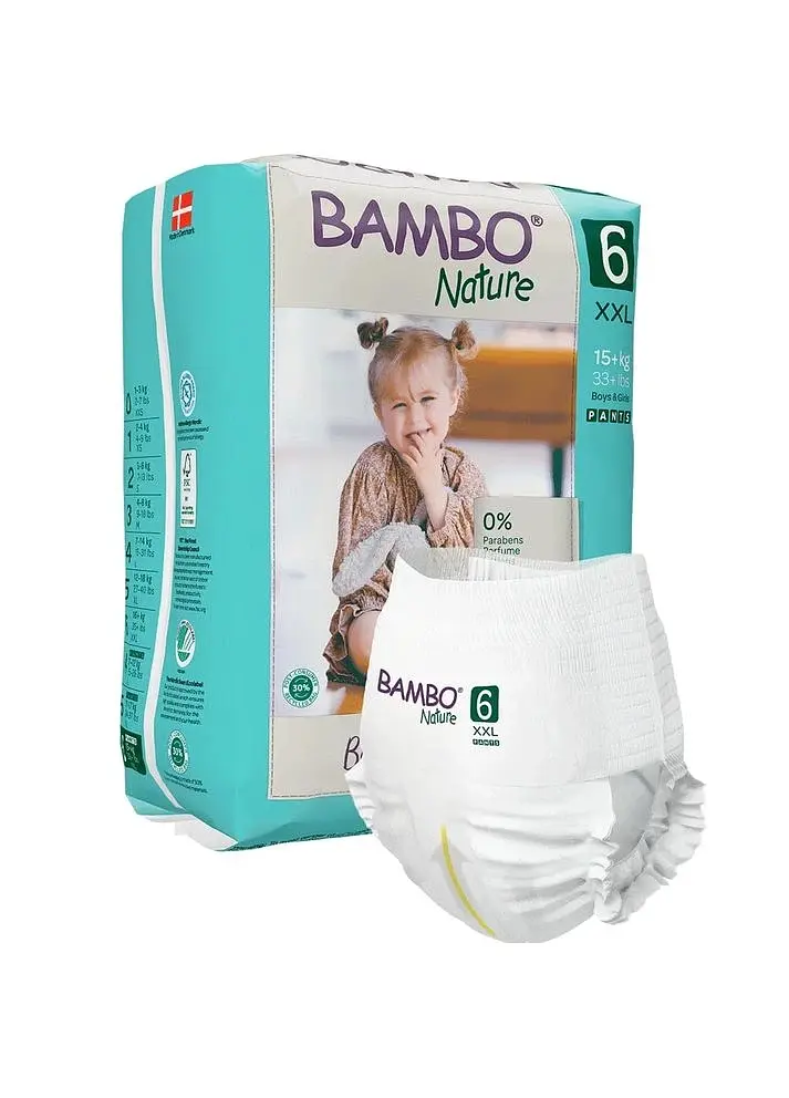 ЕКО Підгузки-трусики Bambo Nature Pants 6 (15+ кг), 18 шт. Bambo Nature (10000192) - фото 2
