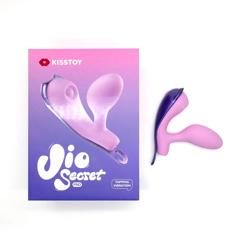Смарт-віброяйце зі стимуляцією клітора KISSTOY Viosecret Pro, реагує на стискання, пояс для кріплення - фото 6