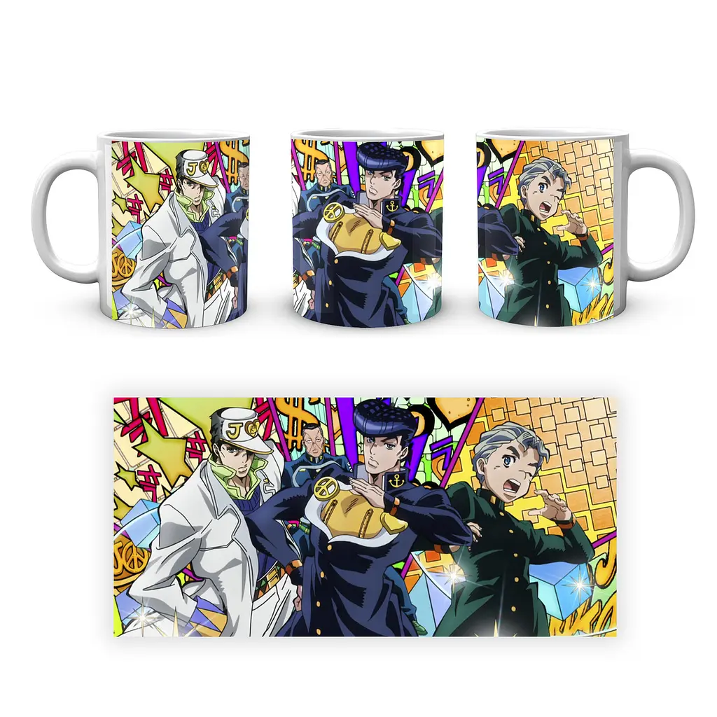 Кружка GeekLand Неймовірні пригоди ДжоДжо JoJo's Bizarre Adventure Джотаро Джоске Коічі JJ 02.416 - фото 4