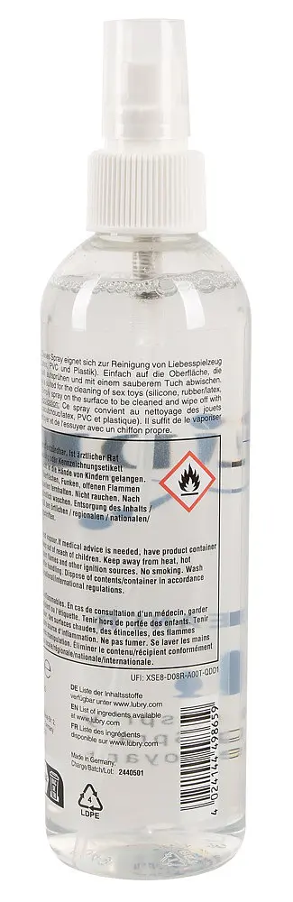 Очищувач для іграшок Just Glide Cleaner 250 ml COBECO 42-06311830000 102427 - фото 4