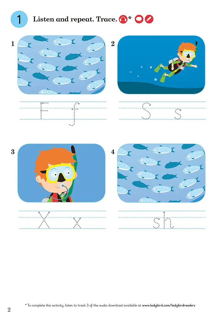 Ladybird Readers Starter B The Old Boat Activity Book - - фото 2
