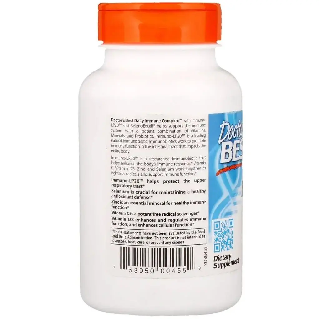Комплекс для підтримки імунітету Doctor's Best Immuno-LP20 120 таблеток - фото 3