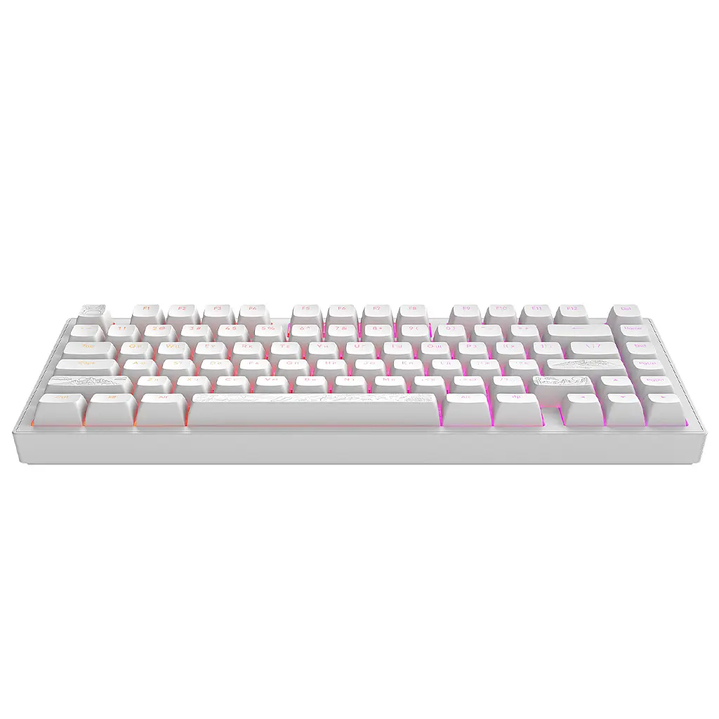 Клавіатура Dark Project ALU81 Terra Nostra PBT RGB Mech G3MS Moonstone White (DPKB_NOSTRA_81_ANSI_WHITE_UA) - фото 6