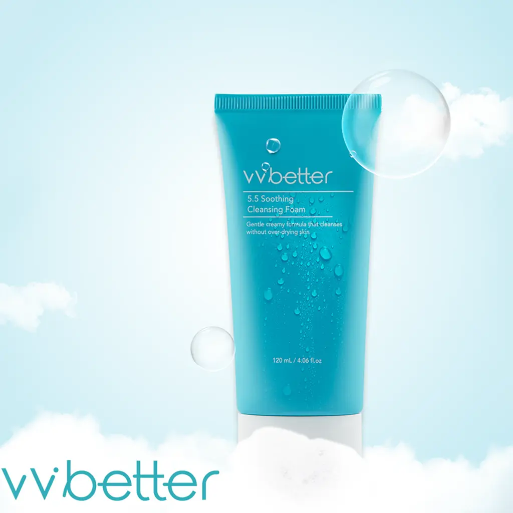 Пенка очищающая для чувствительной кожи лица 5.5 Soothing Cleansing Foaм VVbetter 120 мл - фото 2