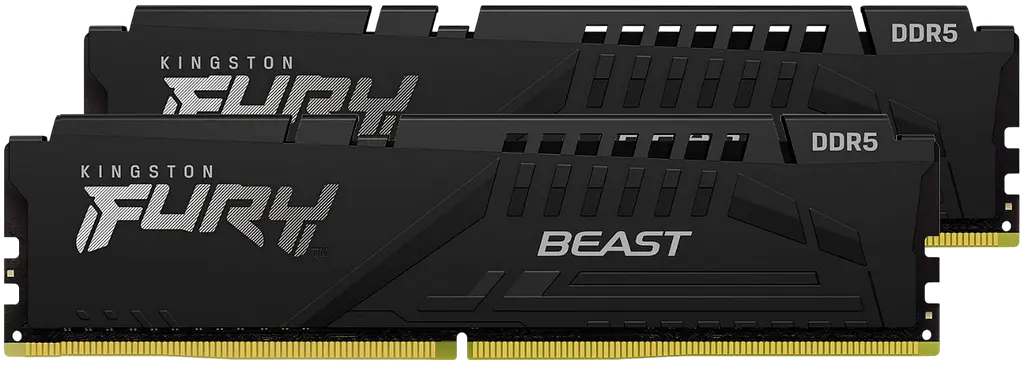 Оперативна пам'ять Kingston Fury 64GB (2x32GB) DDR5 5600MHz Beast Black (KF556C36BBE2K2-64) - фото 2
