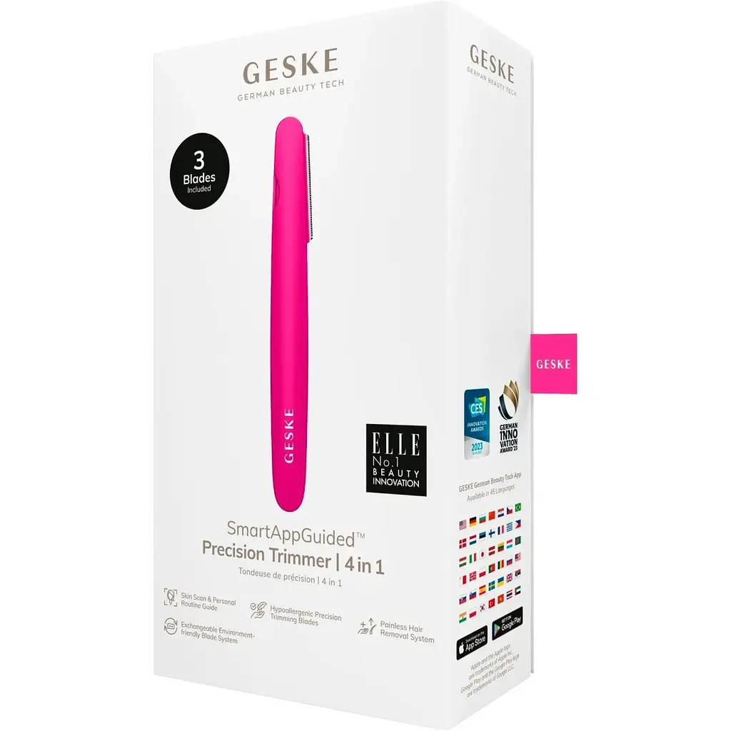 Тример для тіла GESKE Precision Trimmer 4in1 Magenta (HB0452) [132063] - фото 11