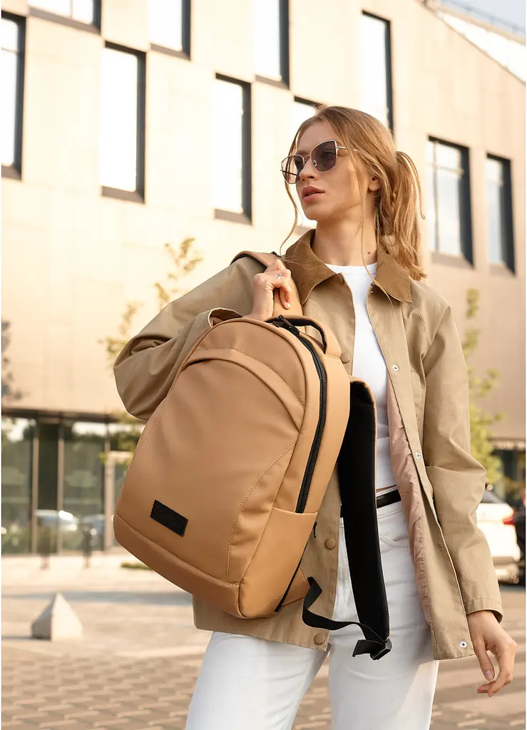 Рюкзак унісекс Sambag Zard LZN Бежевий 46 х 28 х 13 см (25000026) - фото 6