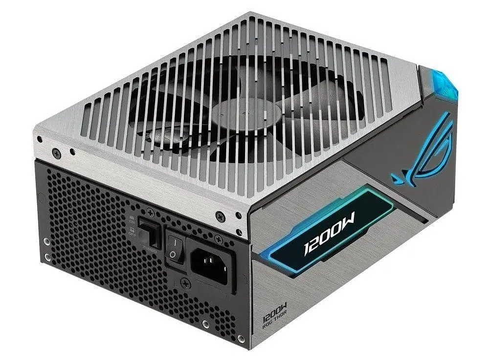 Блок питания ASUS ROG THOR 1200W 80+ Platinum (ROG-THOR-1200P3-GAMING) (90YE00V2-B0NA00) - фото 2