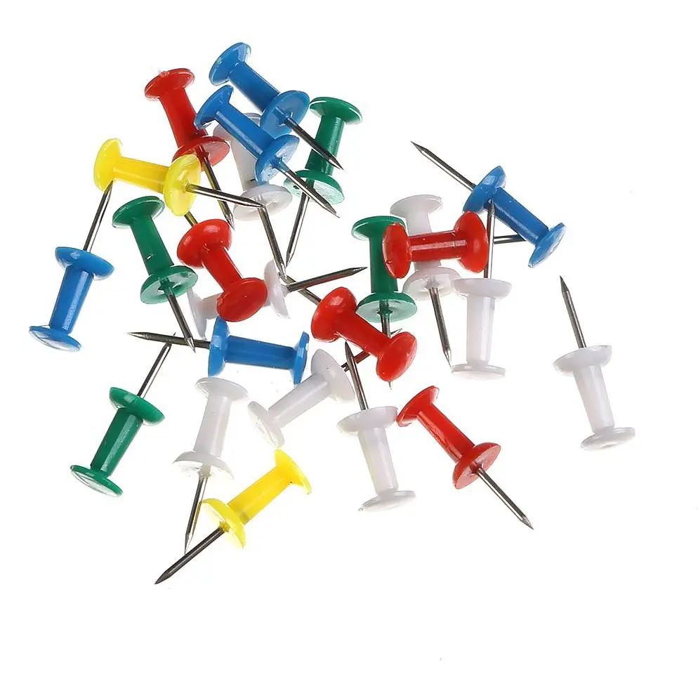 Набор пинов канцелярских Buromax Jobmax Цветные 25 шт. (BM.5153) - фото 2