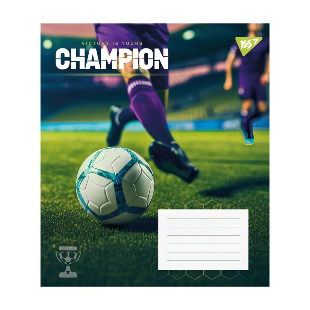 Зошит Yes Champion А5 12 аркушів лінія (767819), в асортименті - фото 2