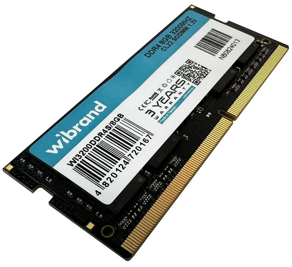 Модуль пам'яті Wibrand DDR4 8GB 3200MHz CL22 SODIMM (WI3200DDR4S/8GB) - фото 2