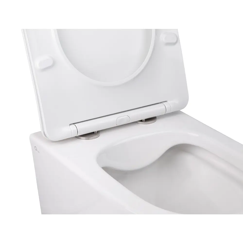 Набор: Qtap инсталляция 3 в 1 Nest QT0133M425 с панелью смыва квадратной QT0111M06028CRM + унитаз с сиденьем Swan QT16335178W - фото 5