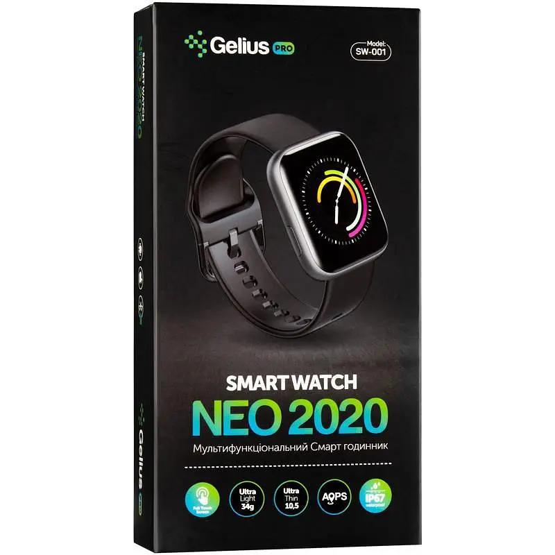 Смарт-часы Gelius Pro GP-SW001 (NEO 2020) (IP67) Black - фото 4