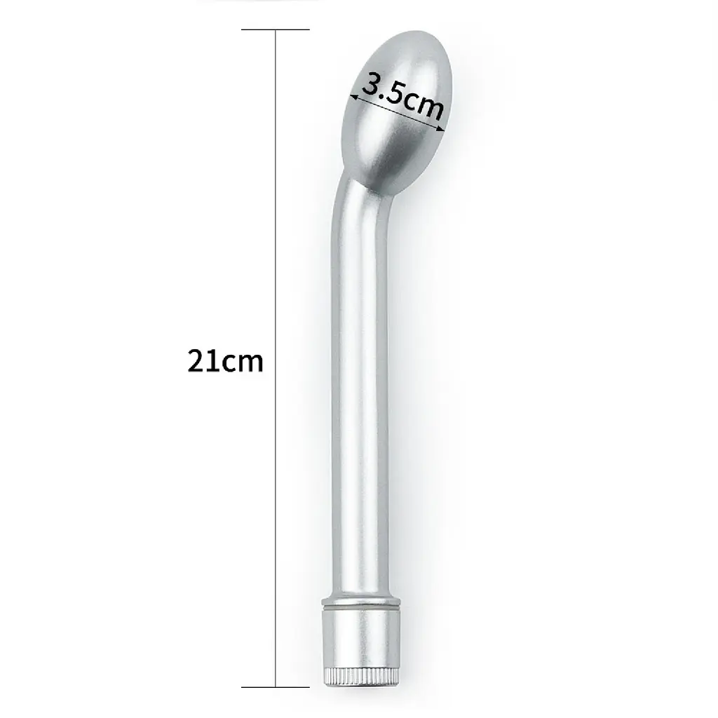 Вибратор Probe iWhizz 8'' 21 см серебристый - фото 7