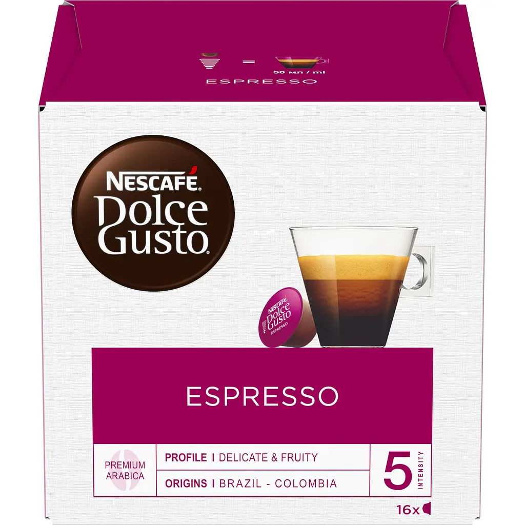 Набір кави в капсулах Nescafe Dolce Gusto Espresso 48 шт. 264 г (3 пак. x 16 шт. 88 г) - фото 4