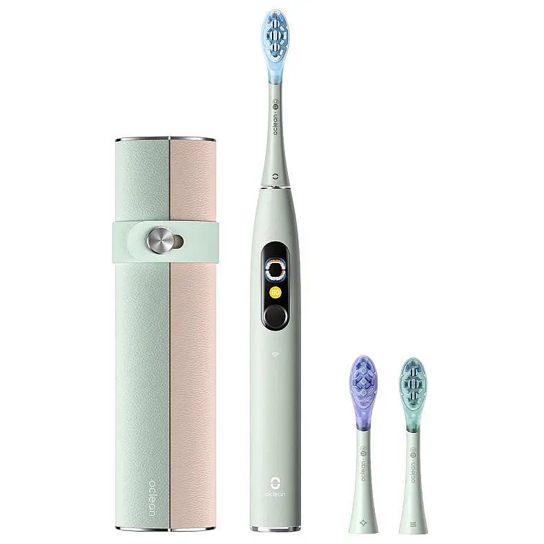 Электрическая зубная щетка Oclean X Ultra 20 Set Electric Toothbrush Green - фото 2