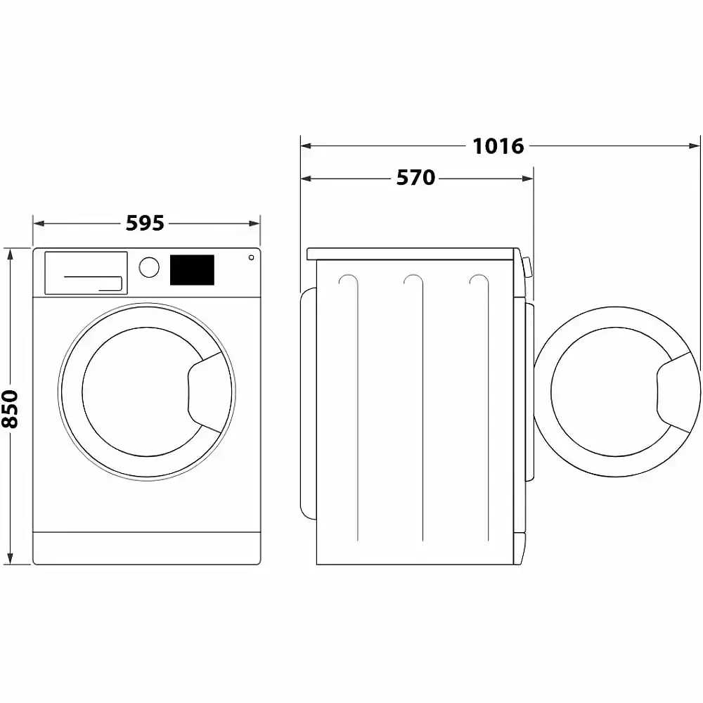 Прально-сушильна машина Whirlpool фронтальна 8(6) кг 1400 A 60 см дисплей пара інвертор білий - фото 5