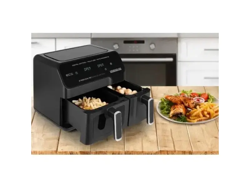 Мультипіч (аерофритюрниця) ECG AF 8300 Dual Fry - фото 10