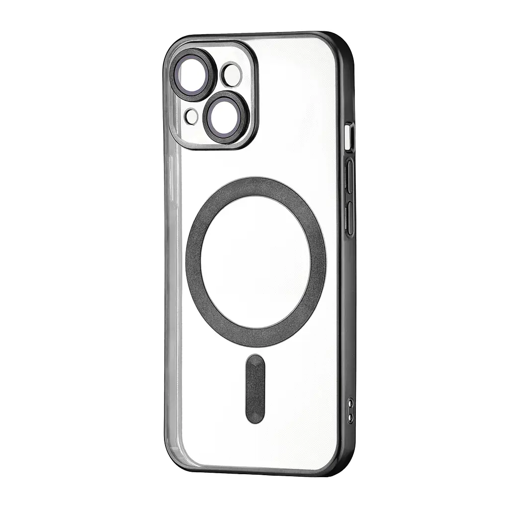 Чохол Ductil Metallic Edge with MagSafe (Protected Camera & Lens) iPhone 15 Black