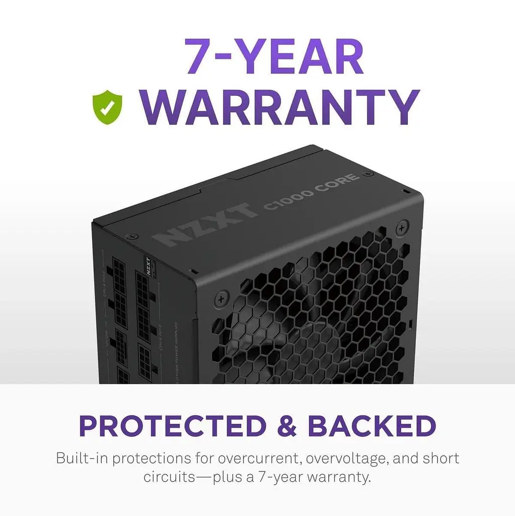 Блок живлення NZXT C1000W ATX 3.1 Black 80+ Gold (PA-0G3BB-EU) - фото 10