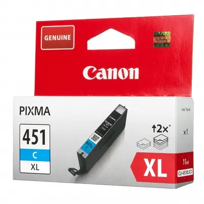 Картридж струменевий CLI-451C XL (Cyan) Pixma MG5440/MG6340 Canon teh0025104 - фото 2