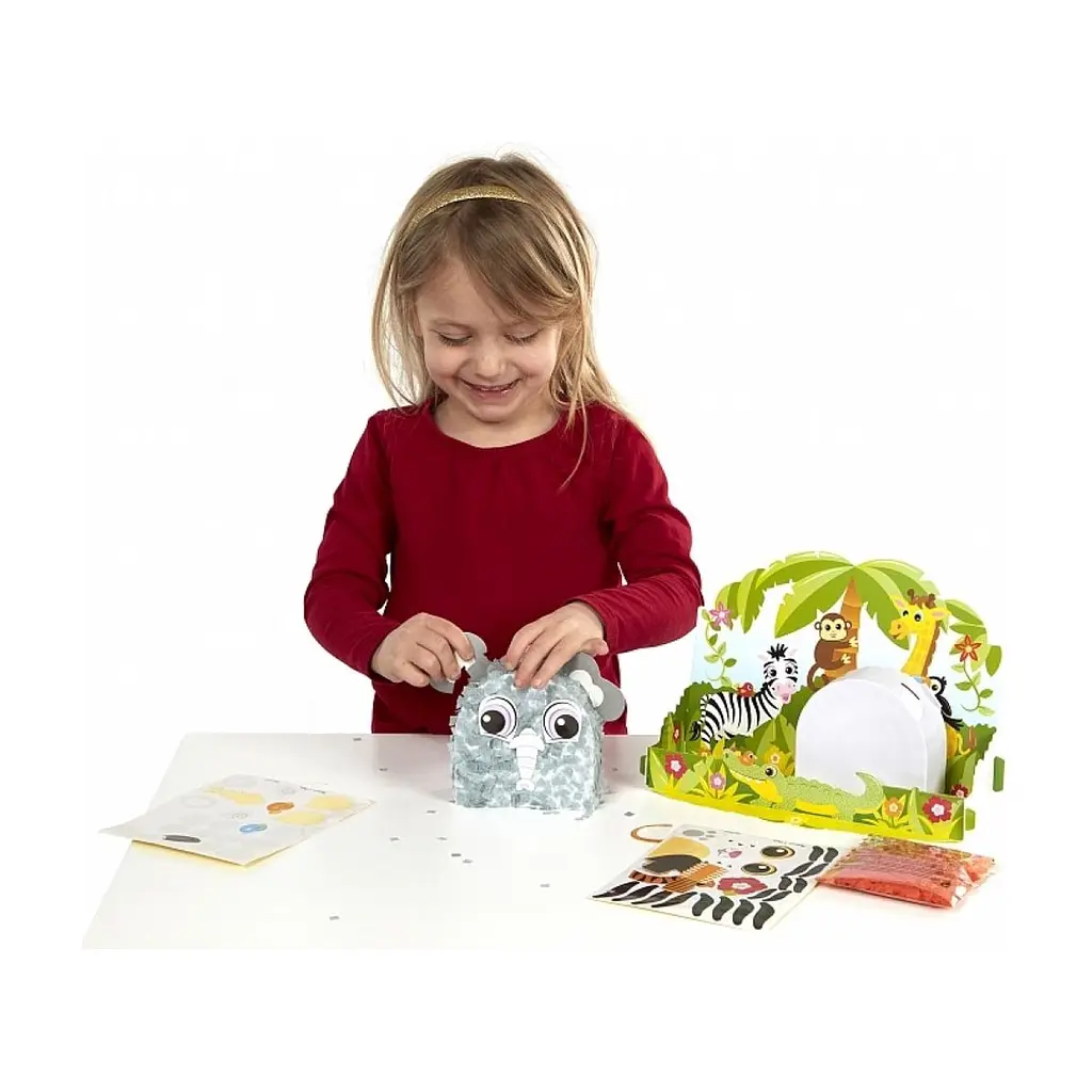 Набір для творчості Melissa & Doug Конфетті для виробів Друзі сафарі (MD30182) - фото 6