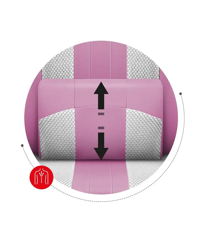 Комп'ютерне крісло Huzaro Force 4.7 Pink тканина - фото 8
