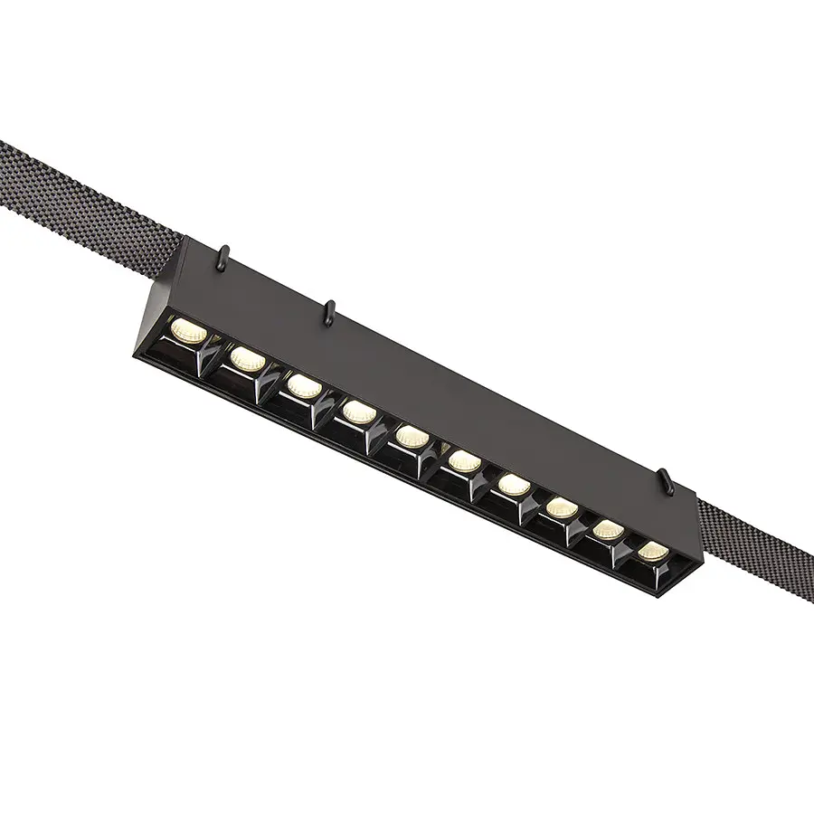 Трековий світильник LED Levistella 78010-BL02 BK, 10W, 4000K, чорний, для текстильних трекових систем - фото 3