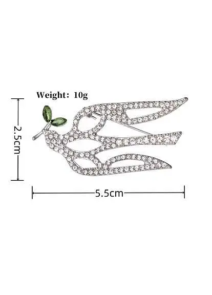 Брошка Тризуб-птах брошка-шпилька символ України герб  - фото 2