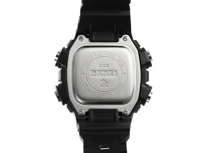 Чоловічий наручний годинник 2126SIBK Silver-Black Skmei acs0030249 - фото 8