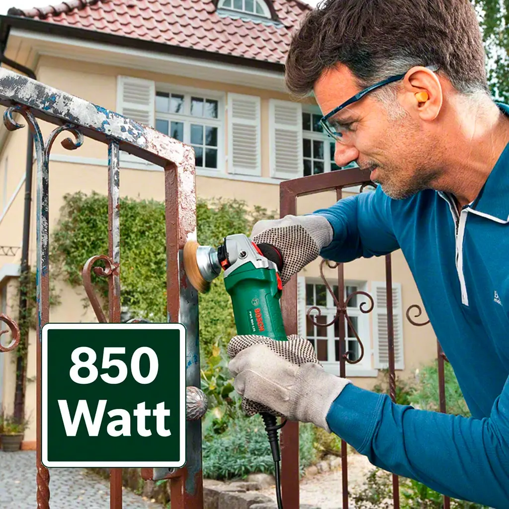 Кутова шліфмашина Bosch PWS 850-125 [0.603.3A2.70B] [101982] - фото 4