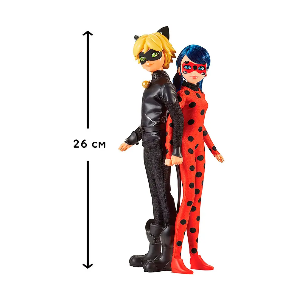 Набор кукол Miraculous Леди Баг и Супер-Кот S2 Миссия выполнена, 26 см (50365) - фото 2