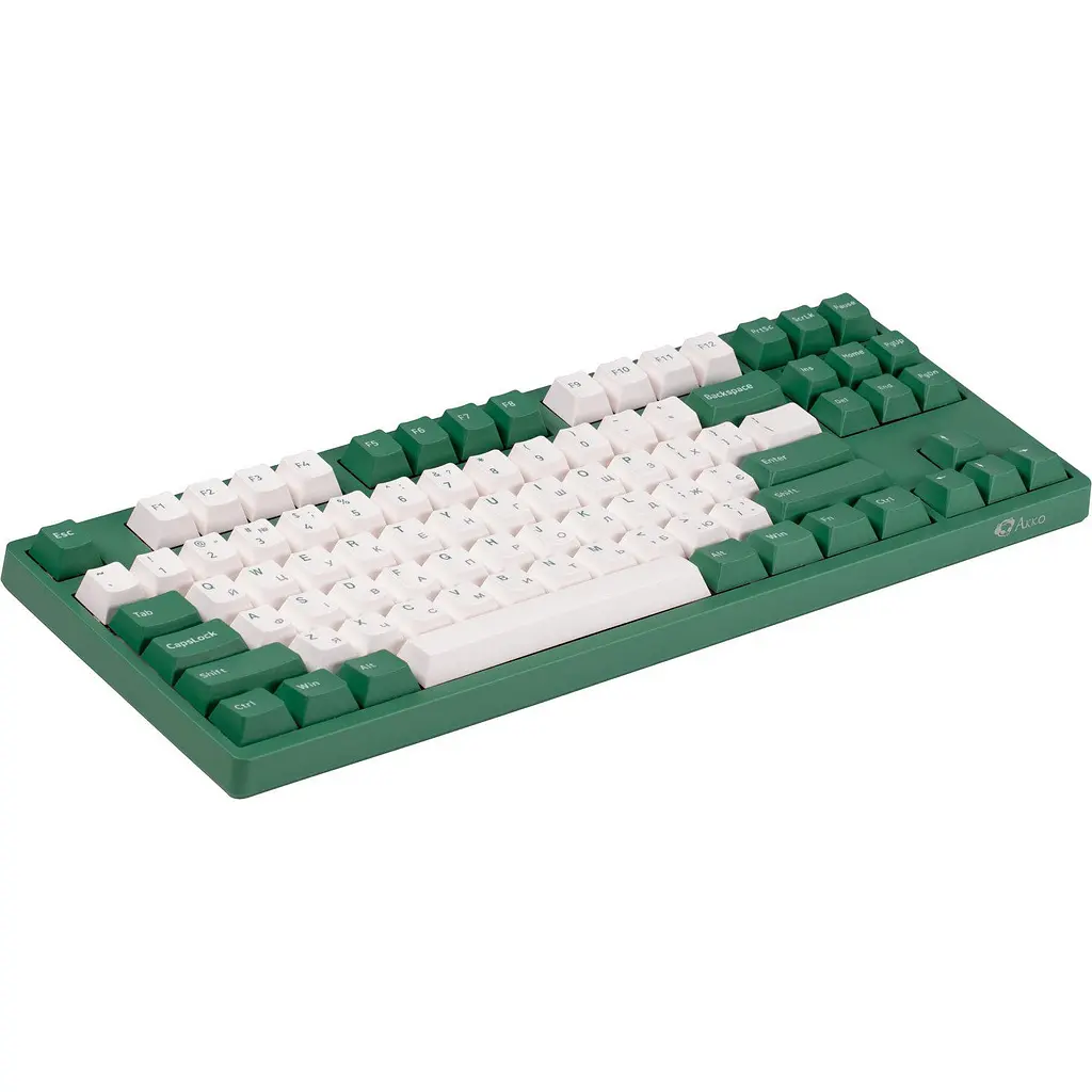 Клавиатура Akko 3087 Matcha Red Bean Cherry MX Red Green [A3087_MA_CR] [94254] - фото 3