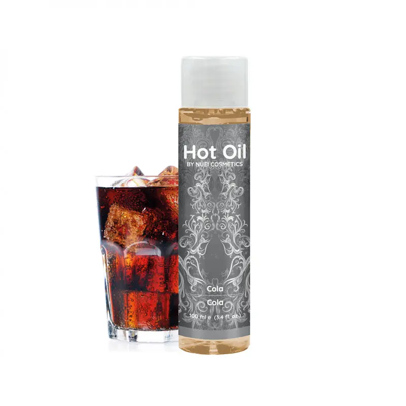 Зігріваюча їстівна масажна олія смак: кола HOT OIL, 100 мл Nuei (Іспанія) Nuei NU513536 103013