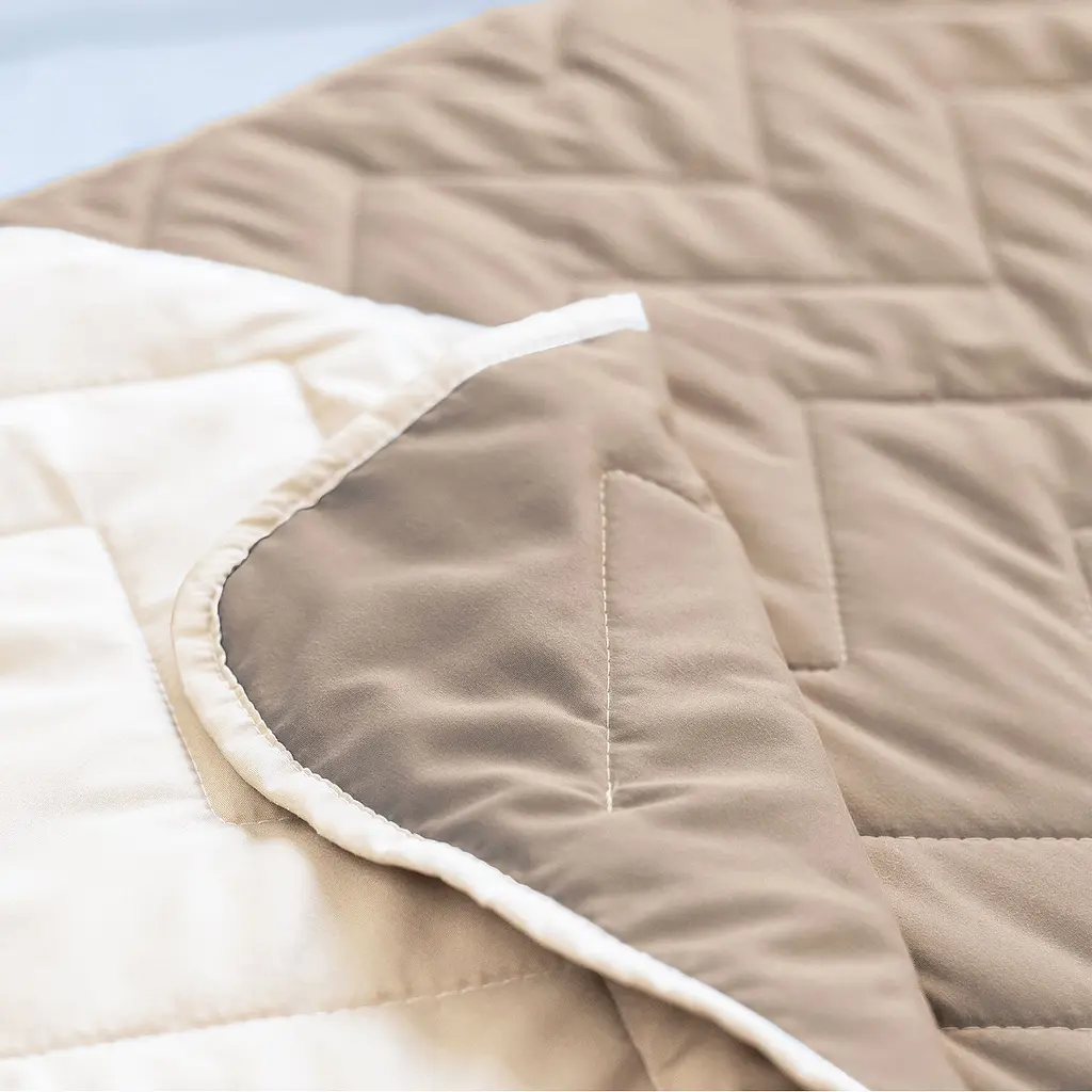 Набір Sonex Bora Bora: декоративне покривало 220х240 см + 2 наволочки 50х70 см коричневий з бежевим (SO102397) - фото 8