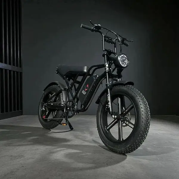 Електровелосипед Volto Vortex 22" фетбайк 1000W 48V 19Ah PAS система чорний - фото 5