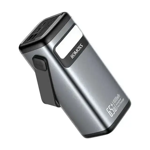 Зовнішній акумулятор - портативне зарядне Romoss PMT40 65W 40000mAh - фото 2