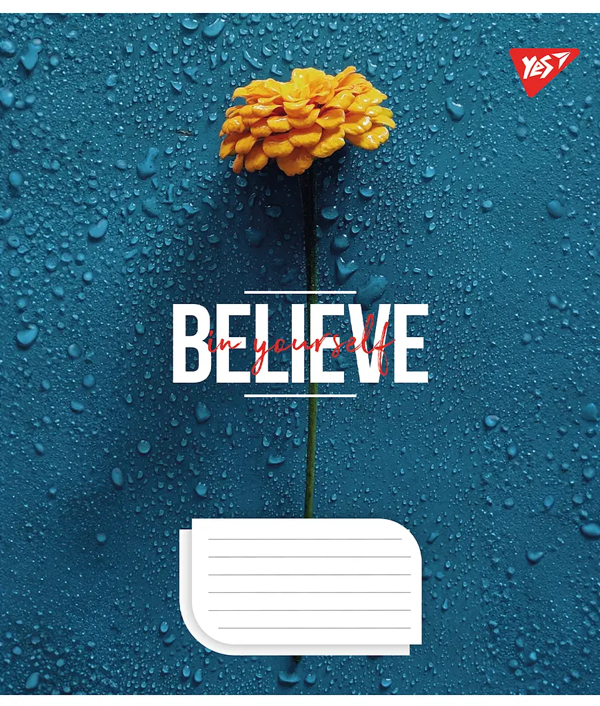Набір зошитів Yes Believe in yourself А5 в лінійку 24 аркуші 20 шт. (67036) - фото 2