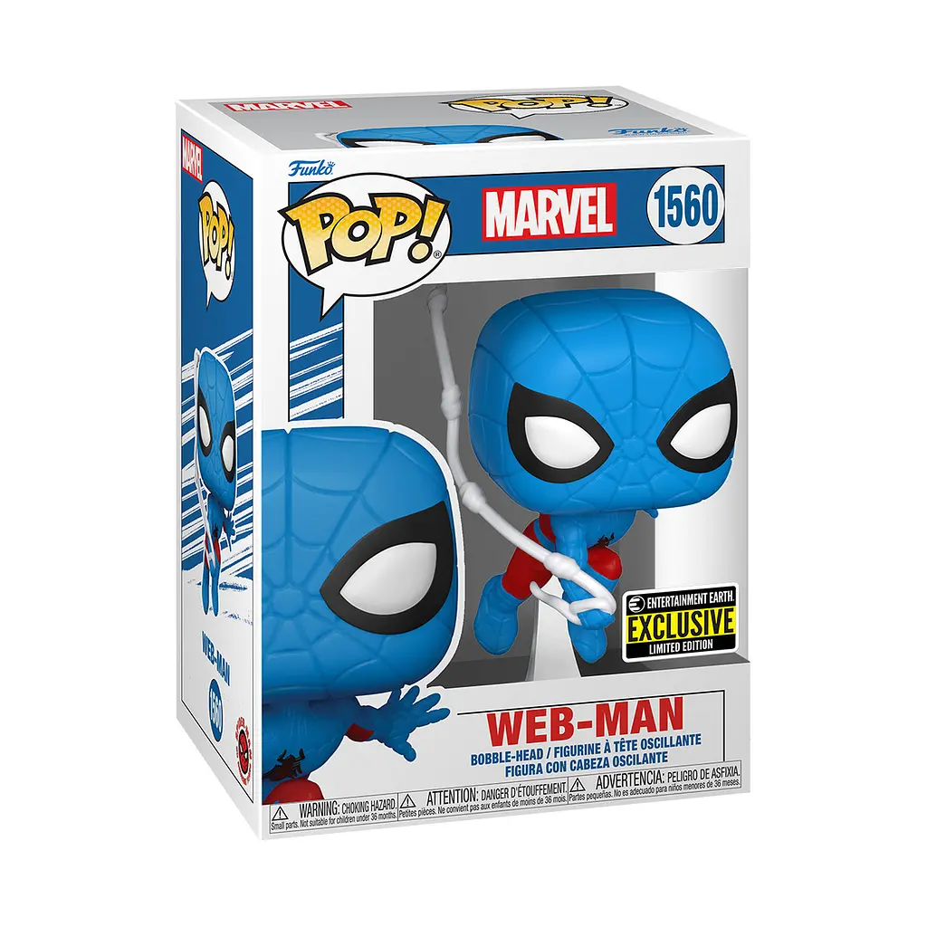 Фігурка Funko Pop Марвел Павук Marvel Web-Man 10 см FP M WM 1560 - фото 3