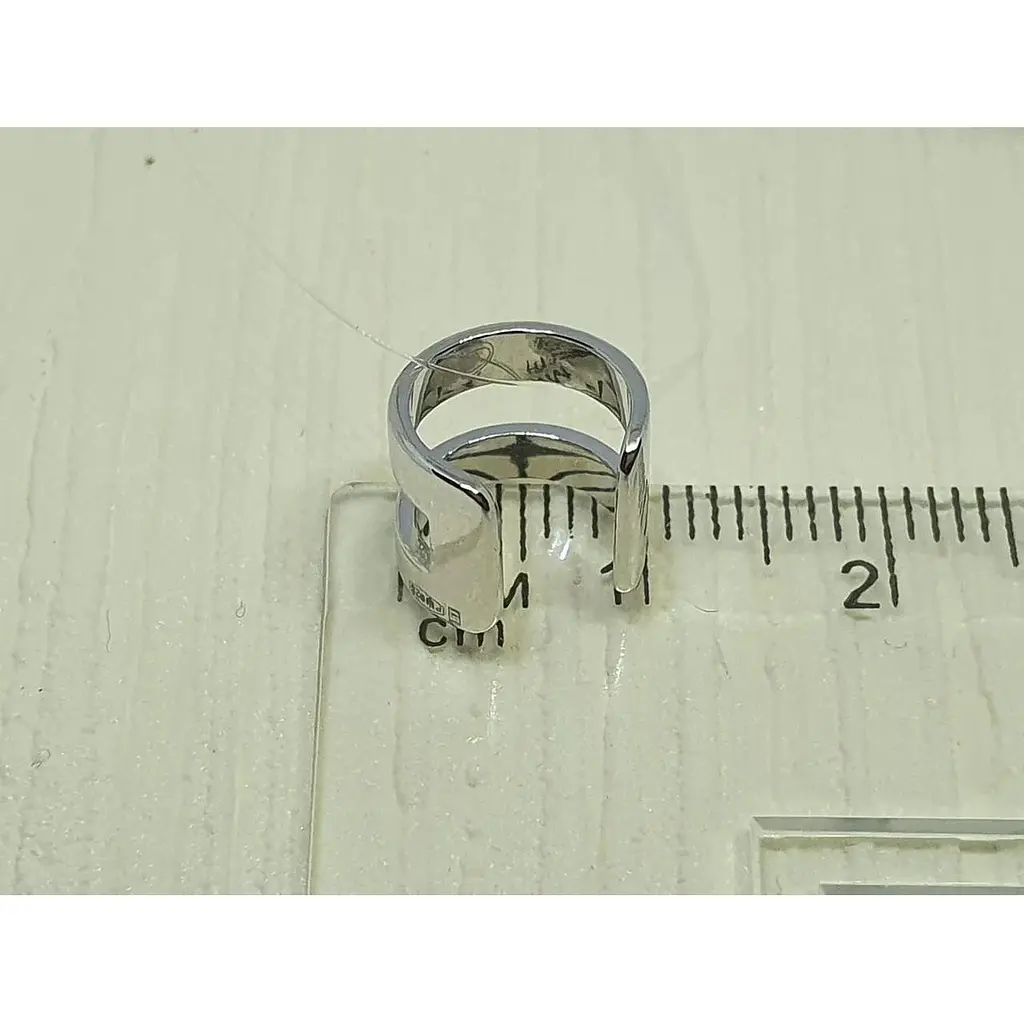 Срібна сережка-кафф на хелікс Dear. 3544С - фото 3