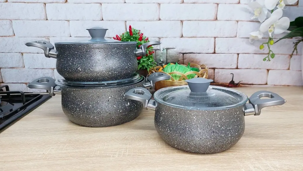 Набір посуду O.M.S. Collection 3027 Grey