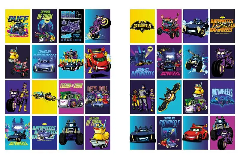 Розмальовка зі стікерами LCB39 "Batman: Batwheels" Ideyka - фото 2