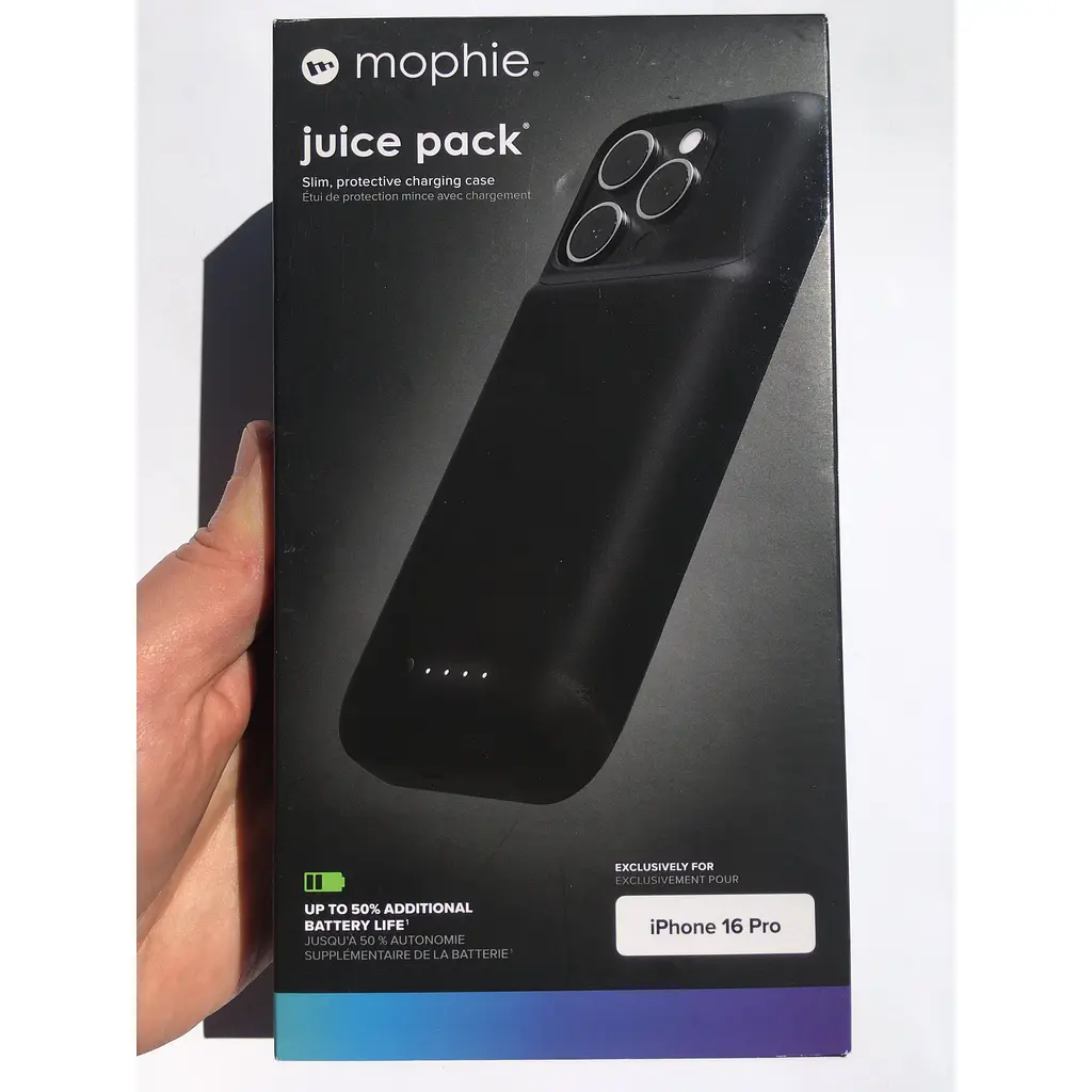 Чохол-акумулятор Mophie Juice Pack для Iphone 16 Pro (6.3") Black Power Bank 2800 mAh з магнітом - фото 10
