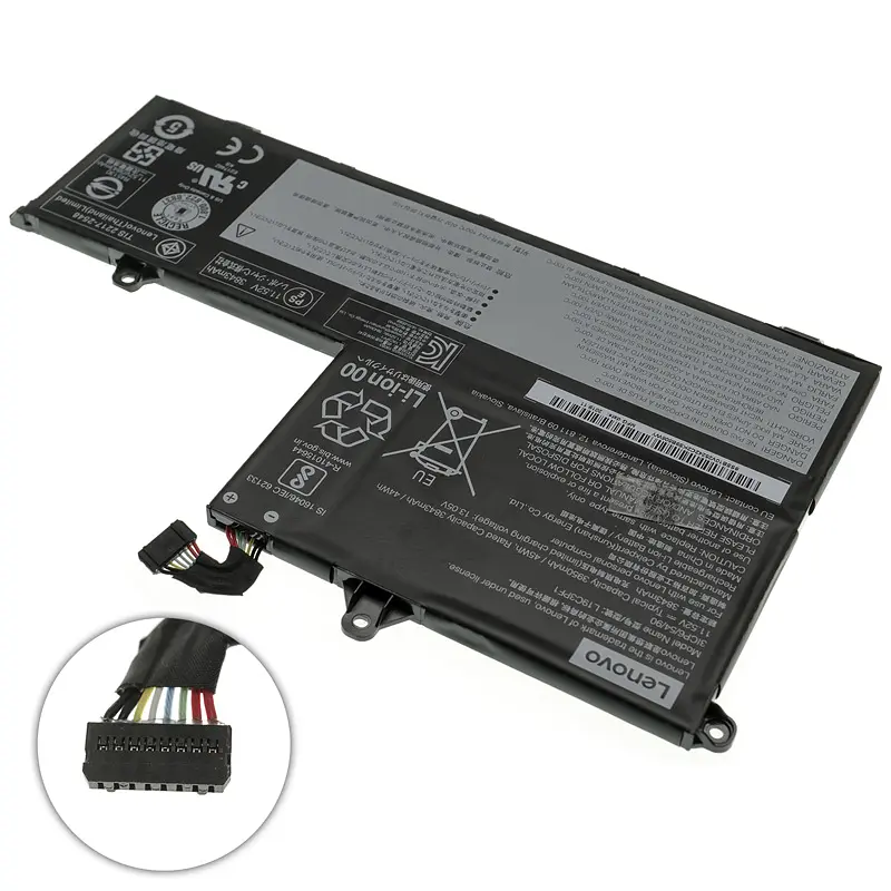 Акумулятор для ноутбука Lenovo L19L3PF8 (ThinkBook 14-IML, 14-IIL, 15-IIL, 15-IML) 11.1V 4050 mAh 45Wh Black - фото 2