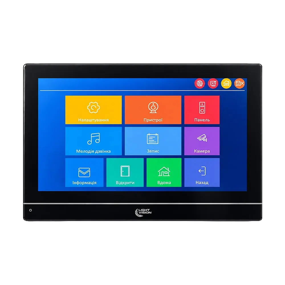 Відеодомофон 7" WiFi Tuya Light Vision MADRID FHD Black (82-00249) - фото 3