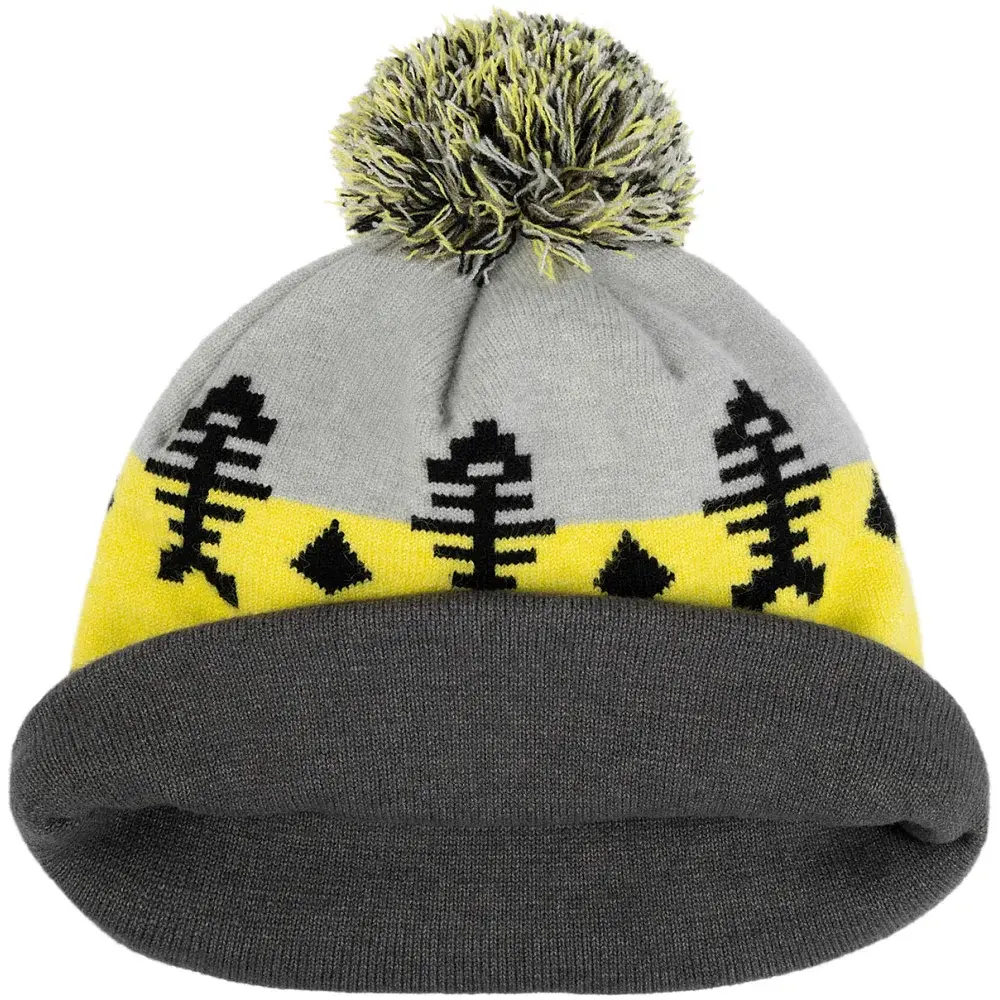 Шапка Select Skeleton 58 Gray/yellow - фото 4